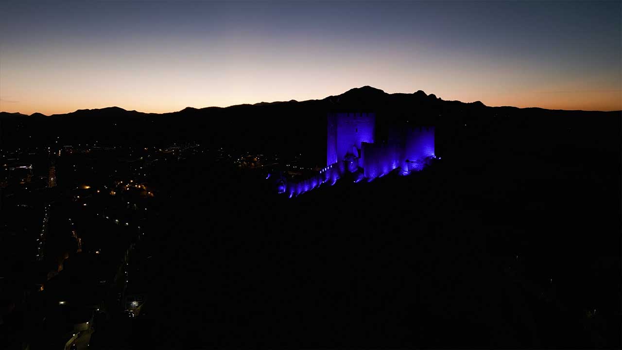 RGBW architectural lighting in Sax Castle