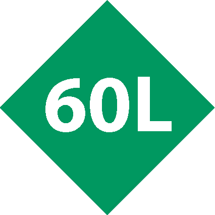 Capacitat <br> 60L
