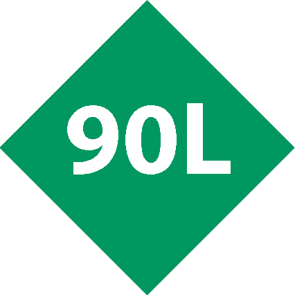 Capacity <br> 90L